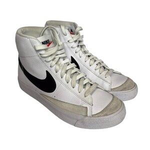Kid’s Nike White + Black Blazer Mid 77 Trainers, Sneakers - Size 7 Youth
